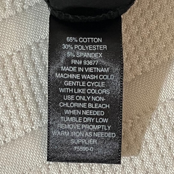 Worthington Mock Ruffled Neck w/ Puffy Long Sleeve Blouse Black Size Medium NWT - Picture 8 of 8